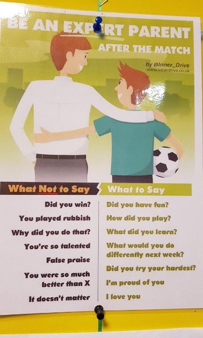 Consejos para los padres cuando sus hijos juegan futbol